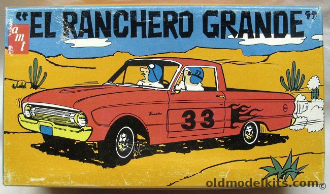 AMT 1/25 1961 Ford Falcon Ranchero - El Ranchero Grande, T135-150 plastic model kit
